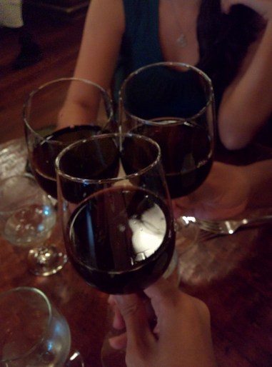Three different red wines. Can't you tell?